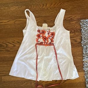 Anthropologie knitted detail shirt, size S